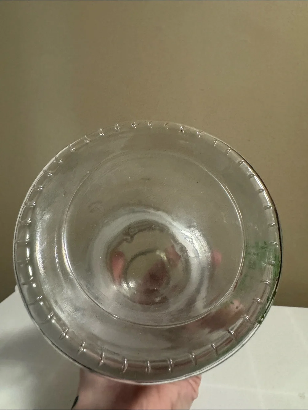 Christmas Festive “JOY” Glass Jar